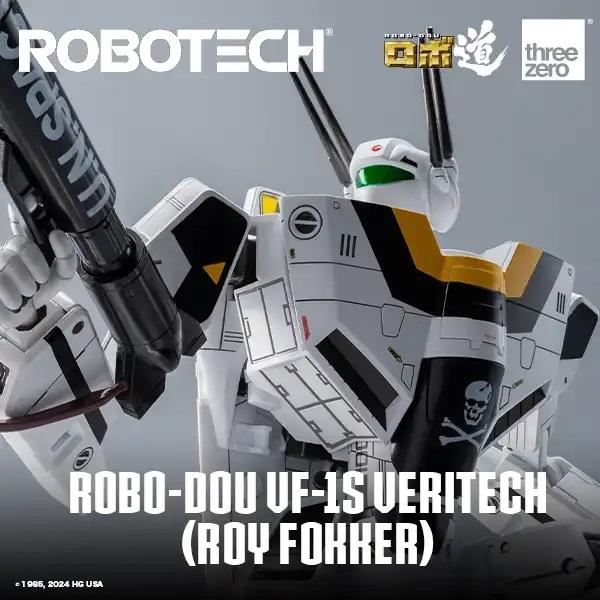 Threezero ROBO-DOU Robotech VF-1S Veritech Roy Fokker Action Figure