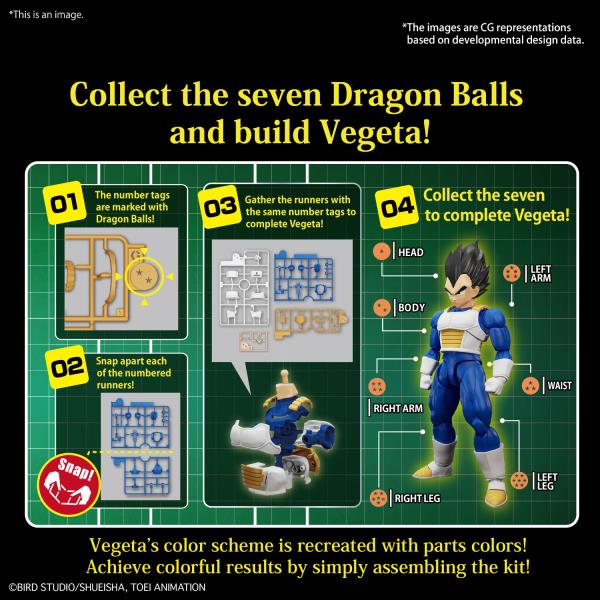 BANDAI Hobby Figure-Rise Standard VEGETA New Spec Ver. "Dragon Ball Z"