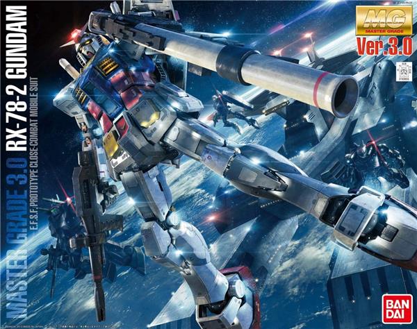 BANDAI Hobby MG 1/100 RX-78-2 Gundam (Ver. 3.0) 'Mobile Suit Gundam' Model kit