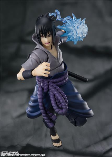 BANDAI Spirits S.H.Figuarts Sasuke Uchiha -He who bears all Hatred- "Naruto Shippuden" Action Figure (SHF Figuarts)