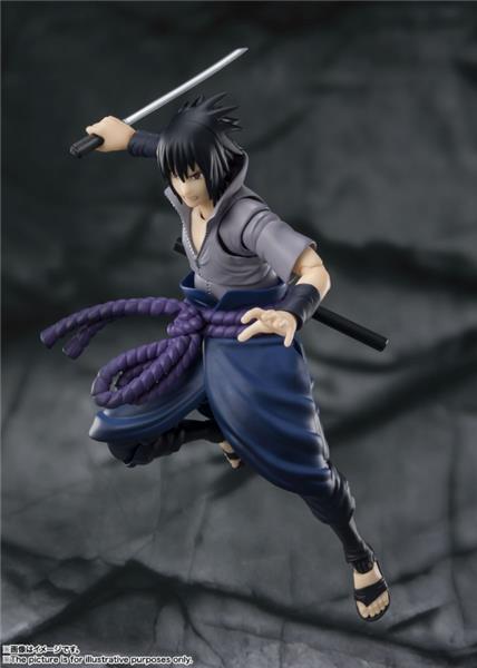 BANDAI Spirits S.H.Figuarts Sasuke Uchiha -He who bears all Hatred- "Naruto Shippuden" Action Figure (SHF Figuarts)