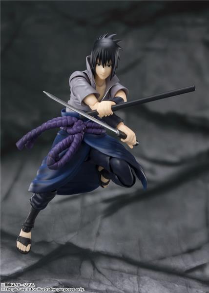 BANDAI Spirits S.H.Figuarts Sasuke Uchiha -He who bears all Hatred- "Naruto Shippuden" Action Figure (SHF Figuarts)