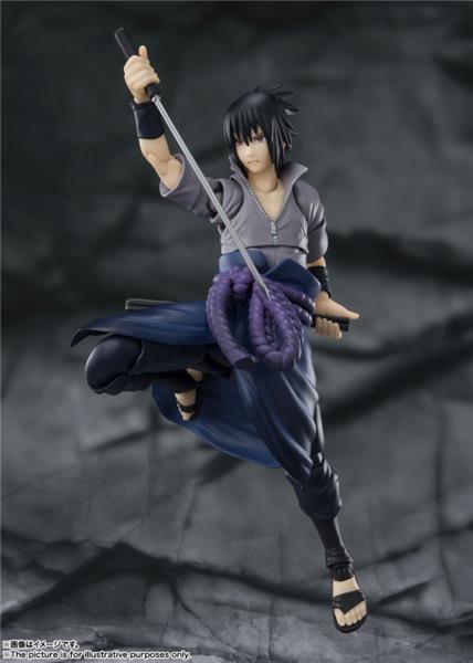 BANDAI Spirits S.H.Figuarts Sasuke Uchiha -He who bears all Hatred- "Naruto Shippuden" Action Figure (SHF Figuarts)