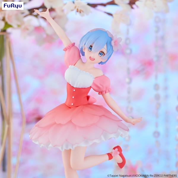 Furyu Corporation Rem /Cherry Blossoms Trio-Try-iT Figure "Re:ZERO -Starting Life in Another World"