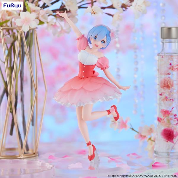 Furyu Corporation Rem /Cherry Blossoms Trio-Try-iT Figure "Re:ZERO -Starting Life in Another World"