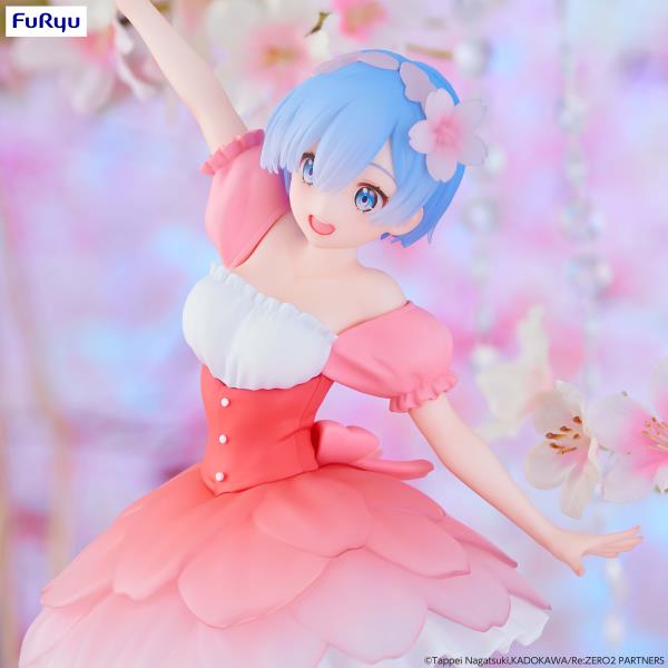 Furyu Corporation Rem /Cherry Blossoms Trio-Try-iT Figure "Re:ZERO -Starting Life in Another World"