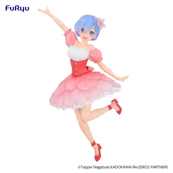 Furyu Corporation Rem /Cherry Blossoms Trio-Try-iT Figure "Re:ZERO -Starting Life in Another World"