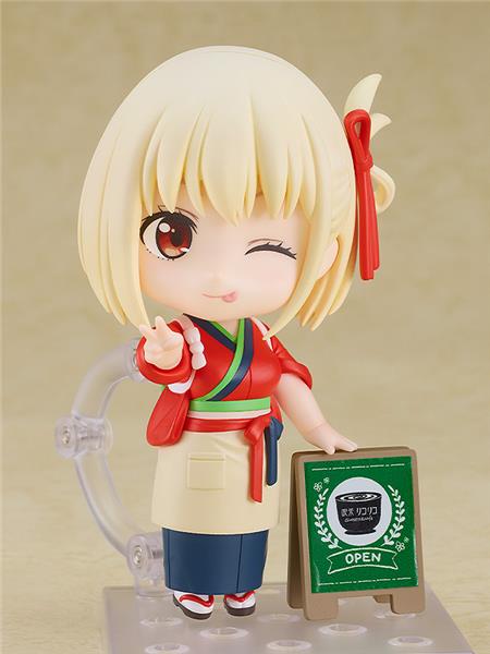 Good Smile Company Nendoroid Chisato Nishikigi: Cafe LycoReco Uniform Ver. "Lycoris Recoil" Action Figure