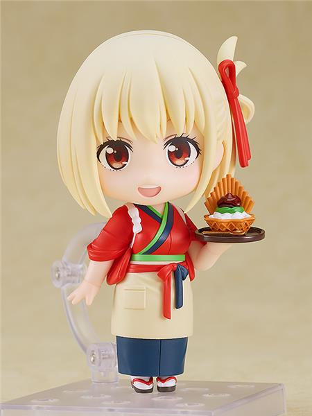 Good Smile Company Nendoroid Chisato Nishikigi: Cafe LycoReco Uniform Ver. "Lycoris Recoil" Action Figure