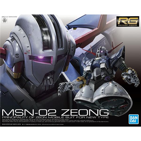 BANDAI Spirits Hobby RG 1/144 #34 MSN-02 Zeong "Mobile Suit Gundam" Model Kit