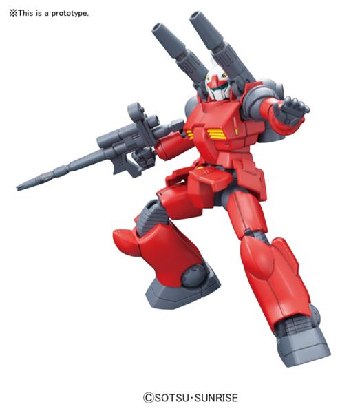 BANDAI Hobby HGUC 1/144 #190 RX-77-2 Guncannon (Revive Ver.) "Mobile Suit Gundam" Model Kit