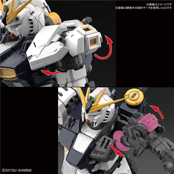 BANDAI Spirits Hobby RG 1/144 #32 RX-93 Nu Gundam "Char's Counterattack" Model Kit