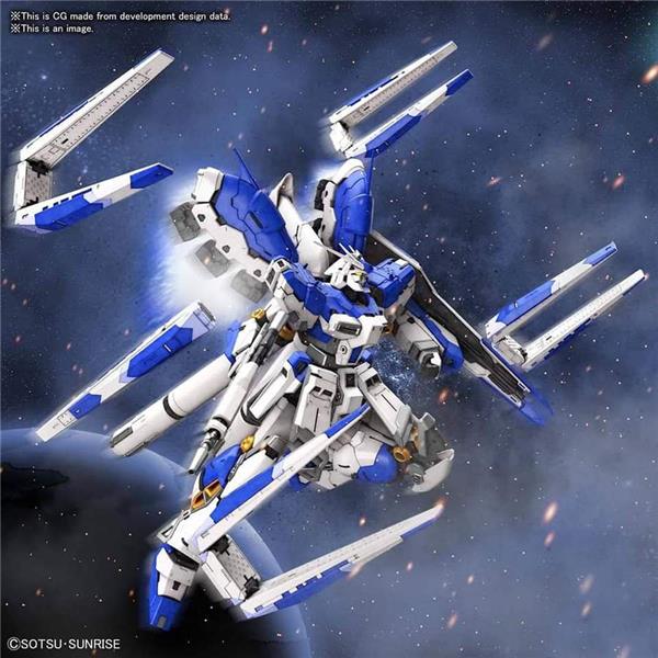 BANDAI Spirits Hobby RG 1/144 #36 Hi-Nu (Hi-v) Gundam "Char's Counterattack" Model Kit