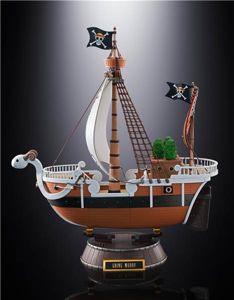 BANDAI Tamashii Soul of Chogokin Going Merry -One Piece Animation 25th Anniversary Memorial Edition- "One Piece" Ship Action Figure