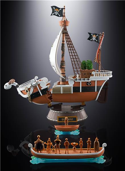 BANDAI Tamashii Soul of Chogokin Going Merry -One Piece Animation 25th Anniversary Memorial Edition- "One Piece" Ship Action Figure