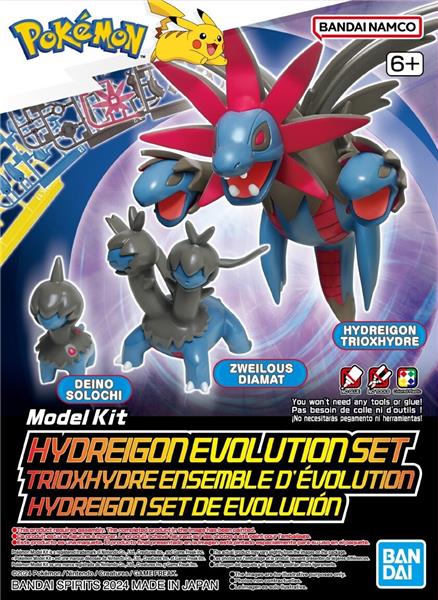 BANDAI NAMCO Pokémon Model Kit Hydreigon Evolution Set