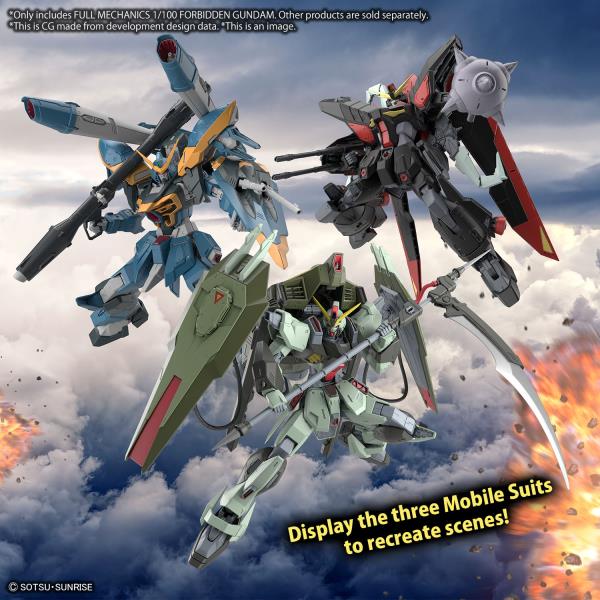 BANDAI Hobby Bandai Full Mechanics 1/100 Forbidden Gundam "Gundam SEED" Model kit