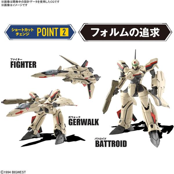 BANDAI Hobby HG 1/100 YF-19 "Macross Plus" Model Kit