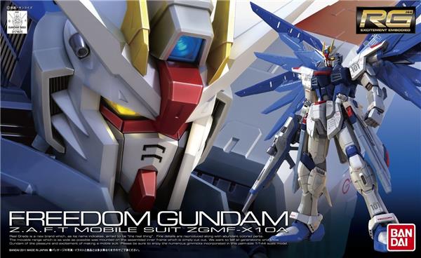 BANDAI RG 1/144 #05 Freedom Gundam "Gundam SEED" Model kit