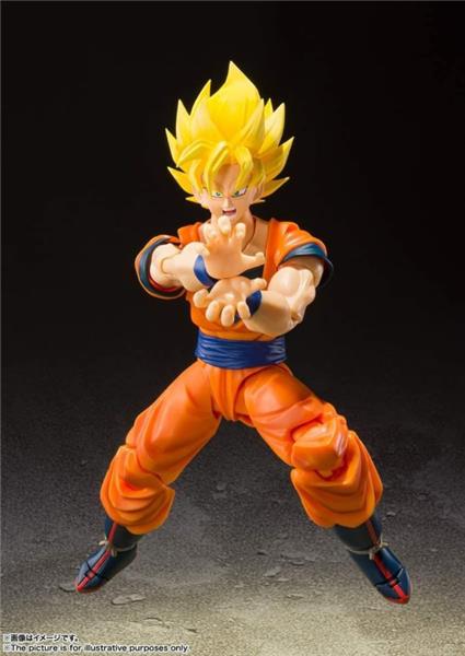 BANDAI Spirits S.H.Figuarts Super Saiyan Full Power Son Goku "Dragon Ball Z" Action Figure (SHF Figuarts)