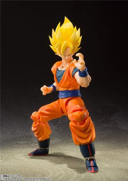 BANDAI Spirits S.H.Figuarts Super Saiyan Full Power Son Goku "Dragon Ball Z" Action Figure (SHF Figuarts)