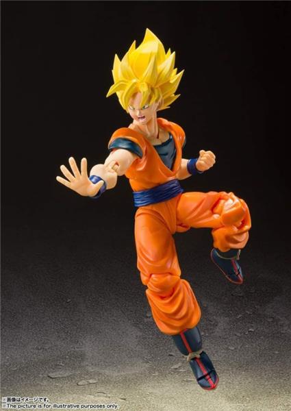 BANDAI Spirits S.H.Figuarts Super Saiyan Full Power Son Goku "Dragon Ball Z" Action Figure (SHF Figuarts)