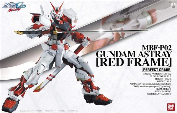 BANDAI Hobby PG 1/60 Gundam Astray Red Frame "Gundam SEED Astray" Model Kit