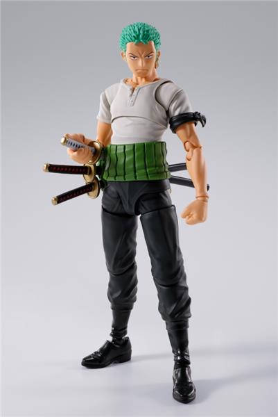 BANDAI Tamashii S.H.Figuarts RORONOA ZORO -ROMANCE DAWN- "ONE PIECE" Action Figure (SHF Figuarts)