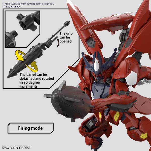 BANDAI Hobby HG 1/144 Gundam Amazing Barbatos Lupus "Gundam Build Metaverse" Model Kit