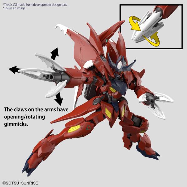 BANDAI Hobby HG 1/144 Gundam Amazing Barbatos Lupus "Gundam Build Metaverse" Model Kit