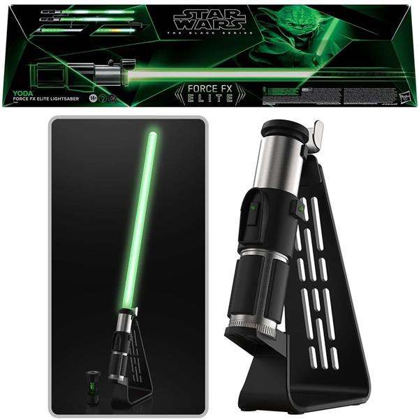 Hasbro Star Wars The Black Series Yoda Force FX Elite Electronic Lightsaber Prop Replica