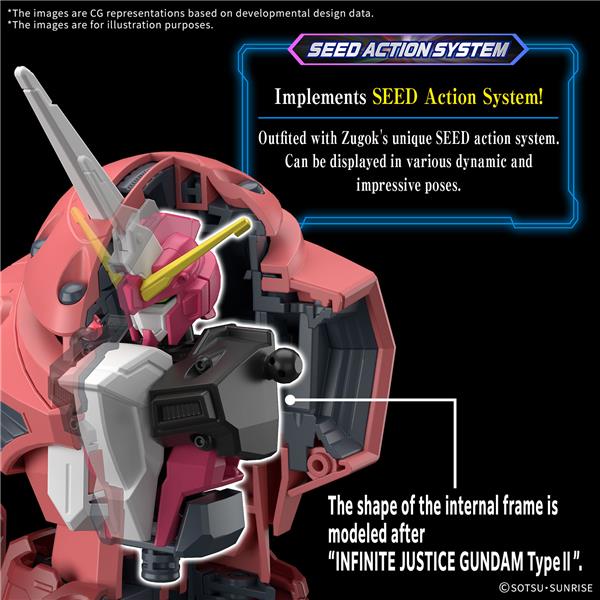 BANDAI HGCE #260 1/144 ZGMF-MM07 Z’Gok (Seed Freedom Ver.) "Gundam SEED Freedom" Model kit