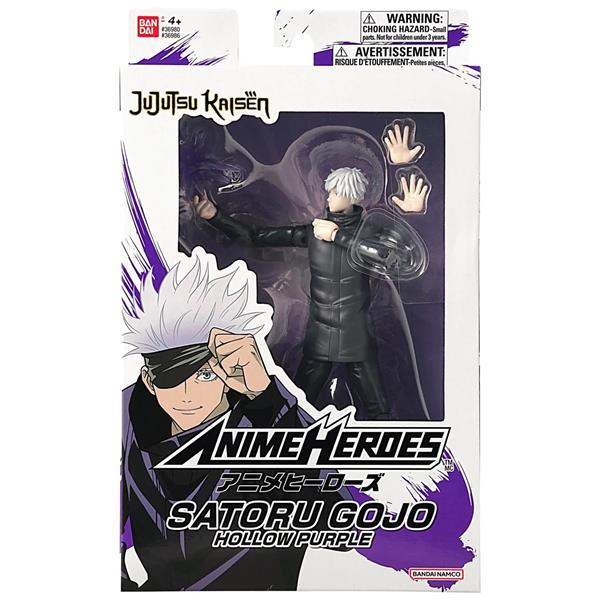 BANDAI Anime Heroes Jujutsu Kaisen Satoru Gojo Hollow Purple Action Figure