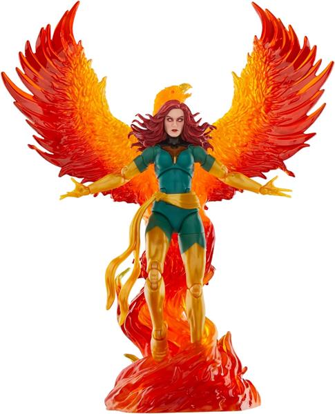 Hasbro Marvel Legends Series Jean Grey with Phoenix Force Display, Deluxe X-Men Comics Collectible 6-Inch Action Figure