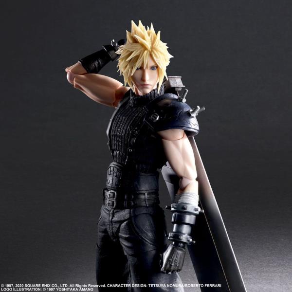 SQUARE ENIX Final Fantasy VII Remake Cloud Strife Ver. 2 Play Arts Kai Action Figure