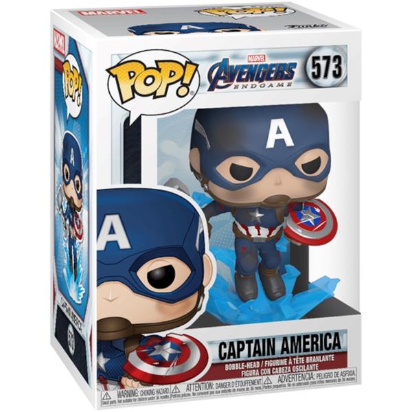 Funko POP! Marvel: AVENGERS ENDGAME - Captain American (with Broken Sh