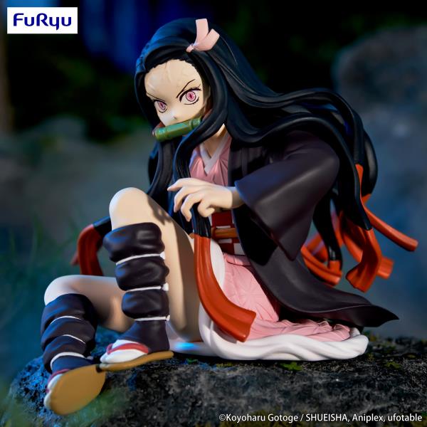 FURYU Corporation Nezuko Kamado -(re-run) "Demon Slayer: Kimetsu no Yaiba" Noodle Stopper Figure