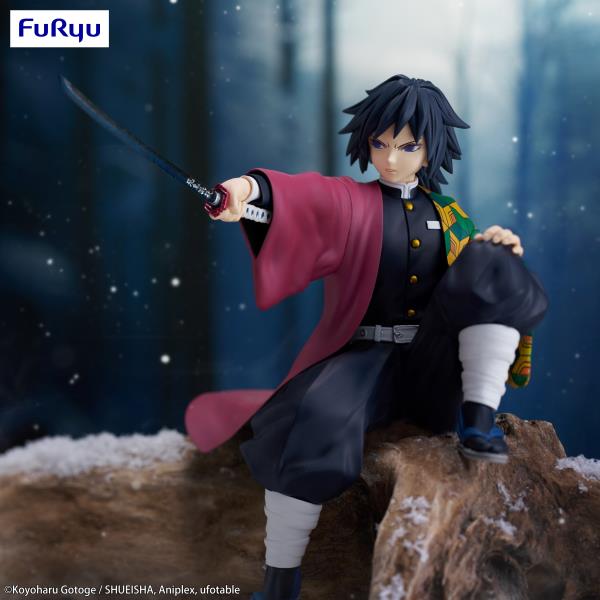 FURYU Corporation Giyu Tomioka "Demon Slayer: Kimetsu no Yaiba" Noodle Stopper Figure