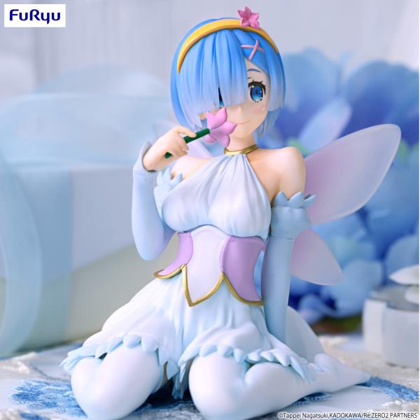 FURYU Corporation Rem Flower Fairy- "Re:ZERO -Starting Life in Another World" Noodle Stopper Figure