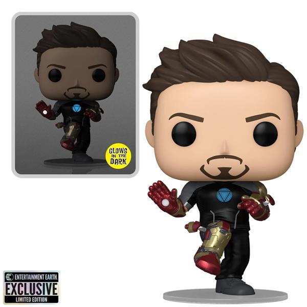 Funko POP! Marvel Iron Man 3 Tony Stark Suit-Up Glow-in-the-Dark #1416 - Entertainment Earth Exclusive