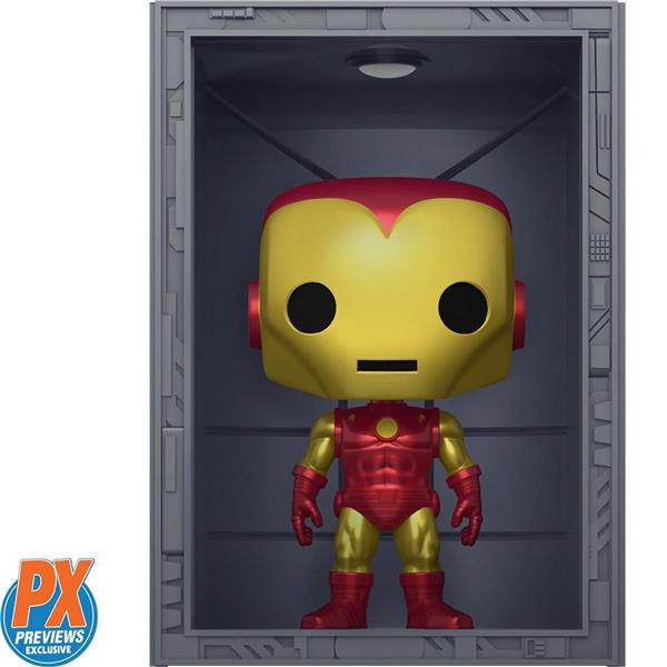 Funko POP! Marvel Iron Man Hall of Armor Iron Man Model 4 Deluxe #1036 - Previews Exclusive