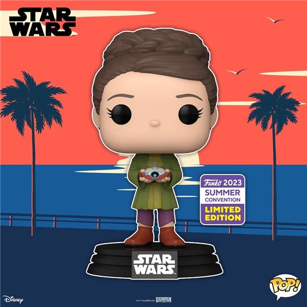 Funko POP! Star Wars: Obi-Wan Kenobi Young Leia with Lola #659 - 2023 Convention Exclusive