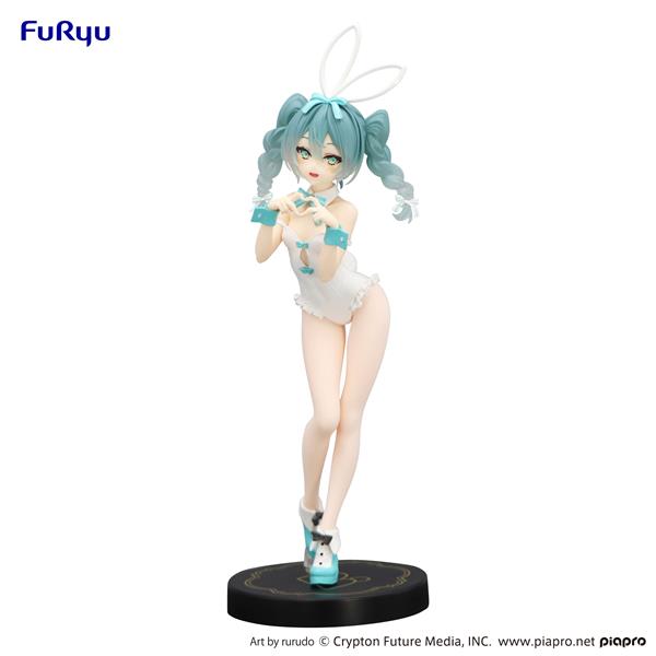 Furyu Corporation Hatsune Miku BiCute Bunnies -rurudo White Color ver.- Figure