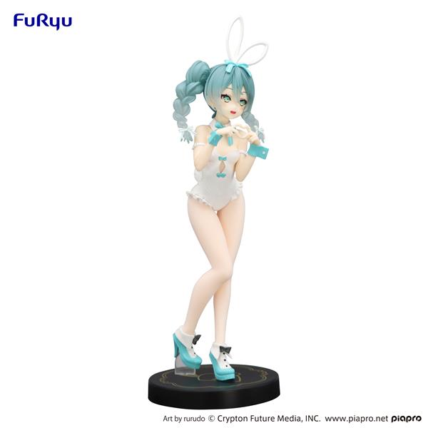 Furyu Corporation Hatsune Miku BiCute Bunnies -rurudo White Color ver.- Figure