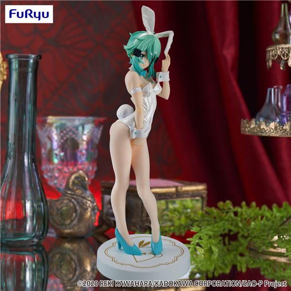 Furyu Corporation Sinon White Pearl Ver. BiCute Bunnies Figure " Sword Art Online "