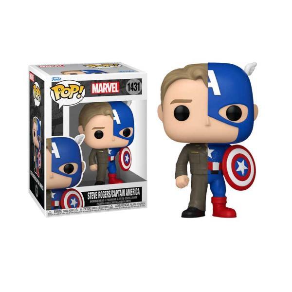 Funko POP! Marvel Comics Split Steve Rogers/Captain America #1431