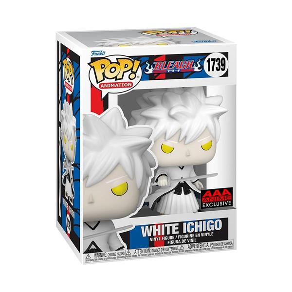 Funko POP! Anime: Bleach White Ichigo Kurosaki Dangai #1739 - AAA Anime Exclusive