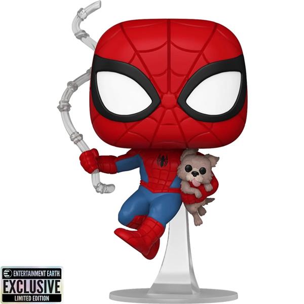 Funko POP! Spider-Man with Sandwich the Dog #1449 - Entertainment Earth Exclusive