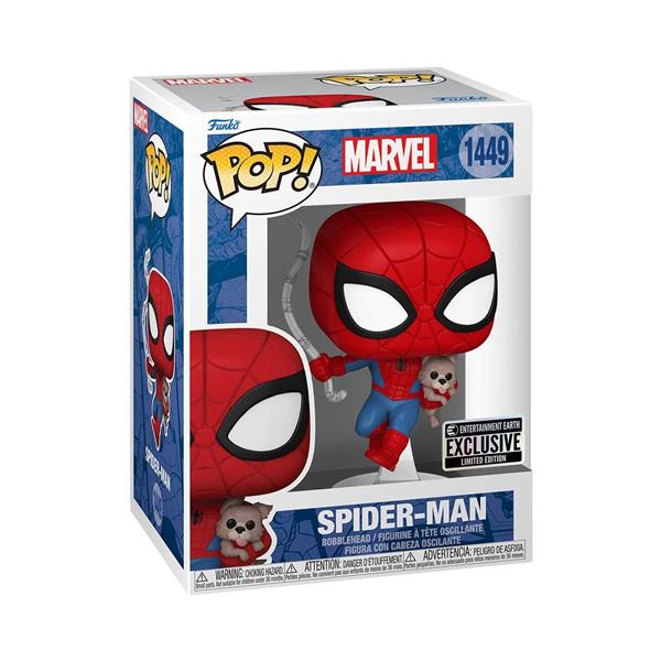 Funko POP! Spider-Man with Sandwich the Dog #1449 - Entertainment Earth Exclusive