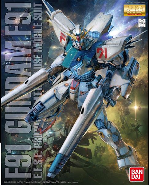 BANDAI Hobby MG 1/100 Gundam F91 (Ver 2.0) 'Gundam F91' Model kit